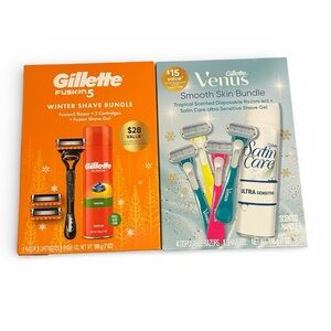 Gillette Fusion 5 and Gillette Venus His and Hers Shave Bundle